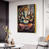 Lord Ganesha Acrylic Wall Paintings